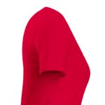 Acercamiento a la manga derecha de la Playera Premium ajuste femenino Pictonemi Clásico COLOR ROJO.