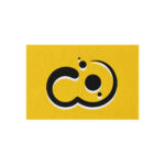 Alfombra para Exteriores Pictonemi - Amarilla con Logo