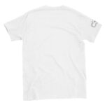 Vista trasera de la playera Origin - Sketch Byncho sobre una superficie plana para apreciar los detalles