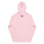 Sudadera Splash Paint Rosa de Espaldas - Detalles de Costura y Logo Pictonemi